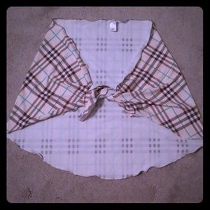 Burberry pink check sarong